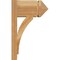 Ekena Millwork Thorton Arts & Crafts Rough Sawn Outlooker, Western Red Cedar, 8"W x 14"D x 22"H OUT08X14X22THR03RWR - alternate 3